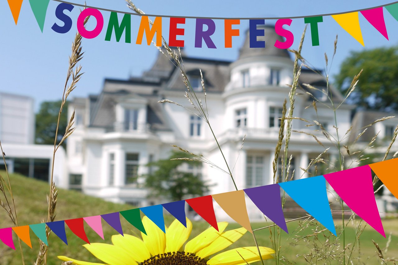 Budgepalais und mit Werbung für´s Sommerfest