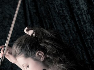 Musician with violin