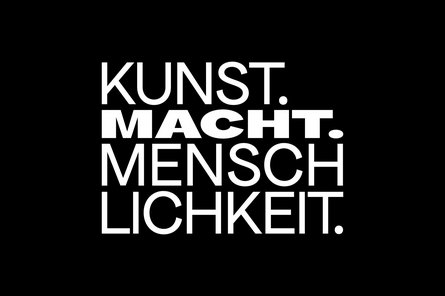 Wortmarke Kunst.Macht.Menschlichkeit